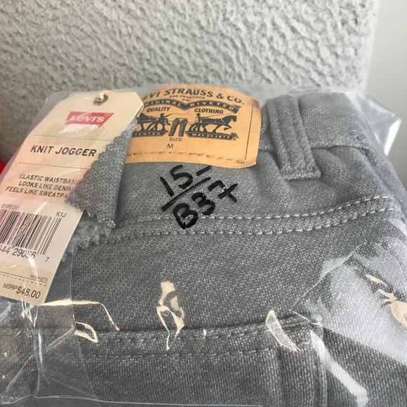 New Levis Knit Joggers  Boys‎ M(10-12) Stretch Sweatpants - Picture 12 of 12